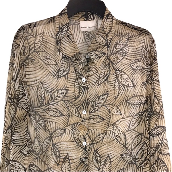 Alfred Dunner Vintage Leaf Print - Picture 8 of 9